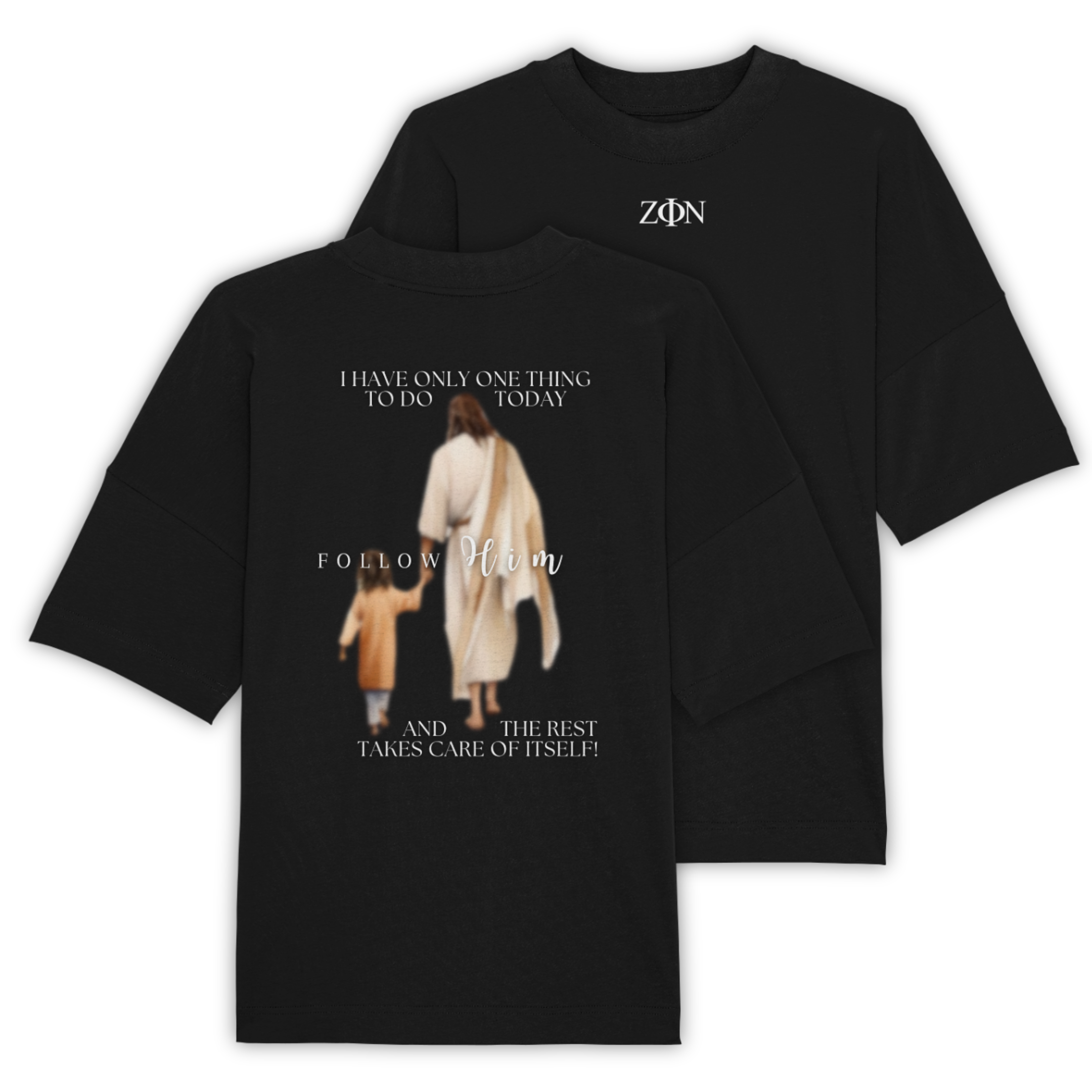 'Follow Him' Oversize T-Shirt