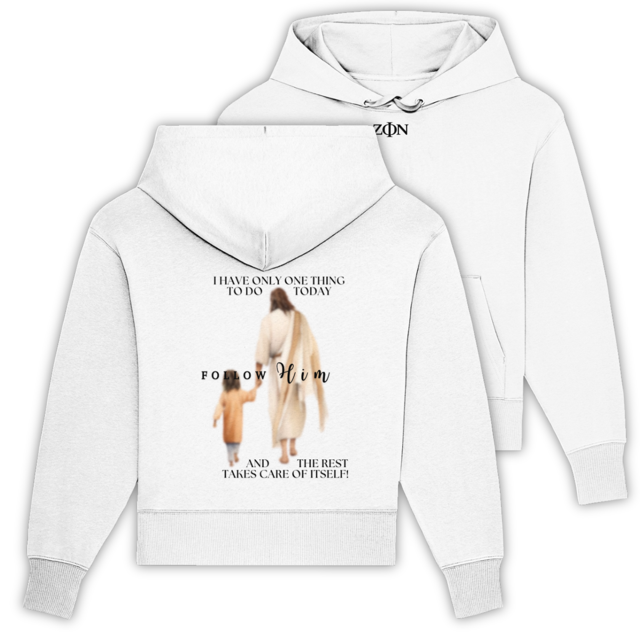 'Follow Him' Oversize Hoodie