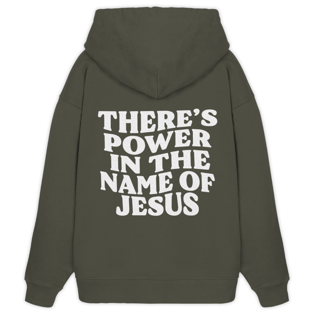 'There Is Power In The Name Of Jesus' Oversize Hoodie