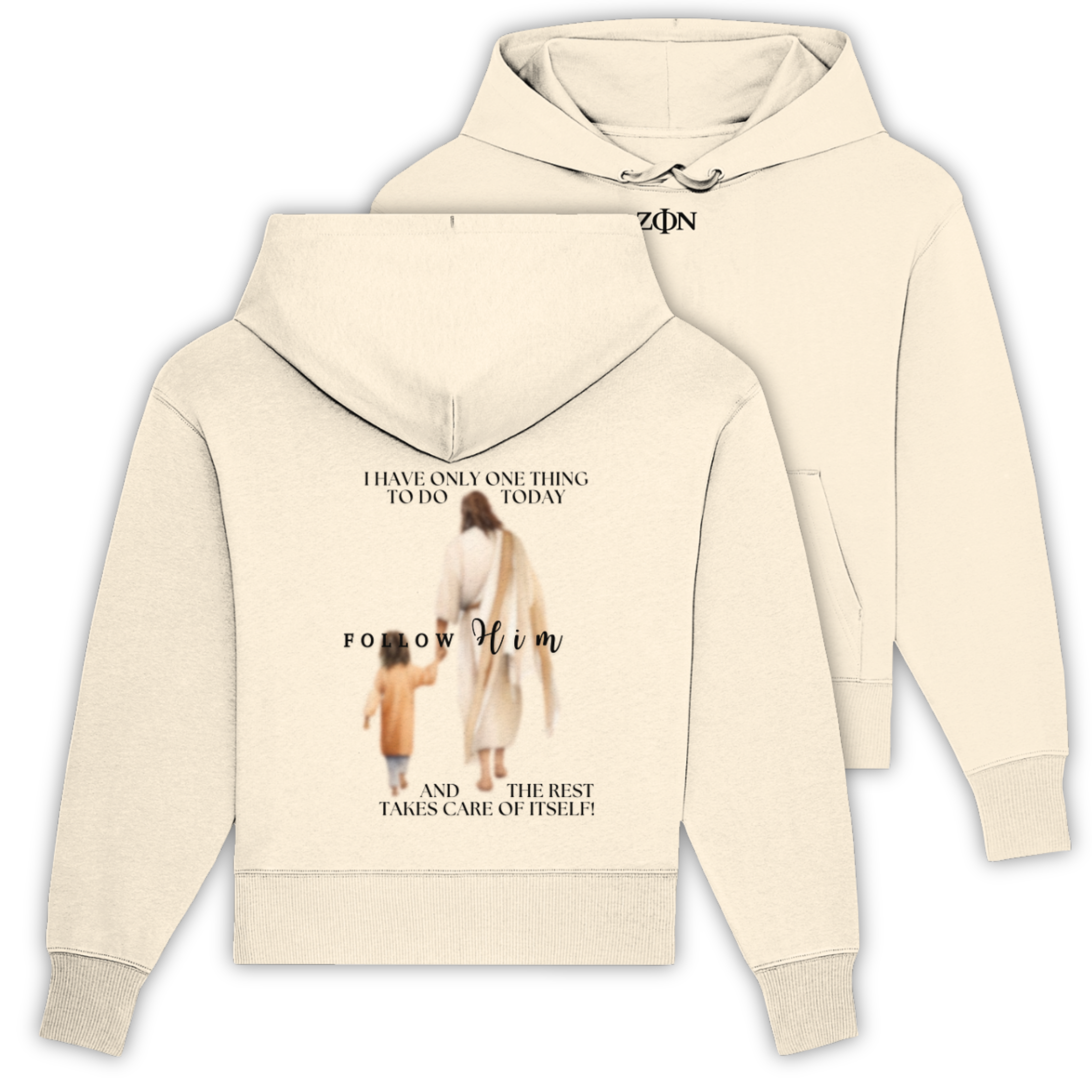 'Follow Him' Oversize Hoodie
