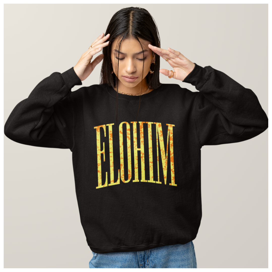 'ELOHIM' Oversize Pullover