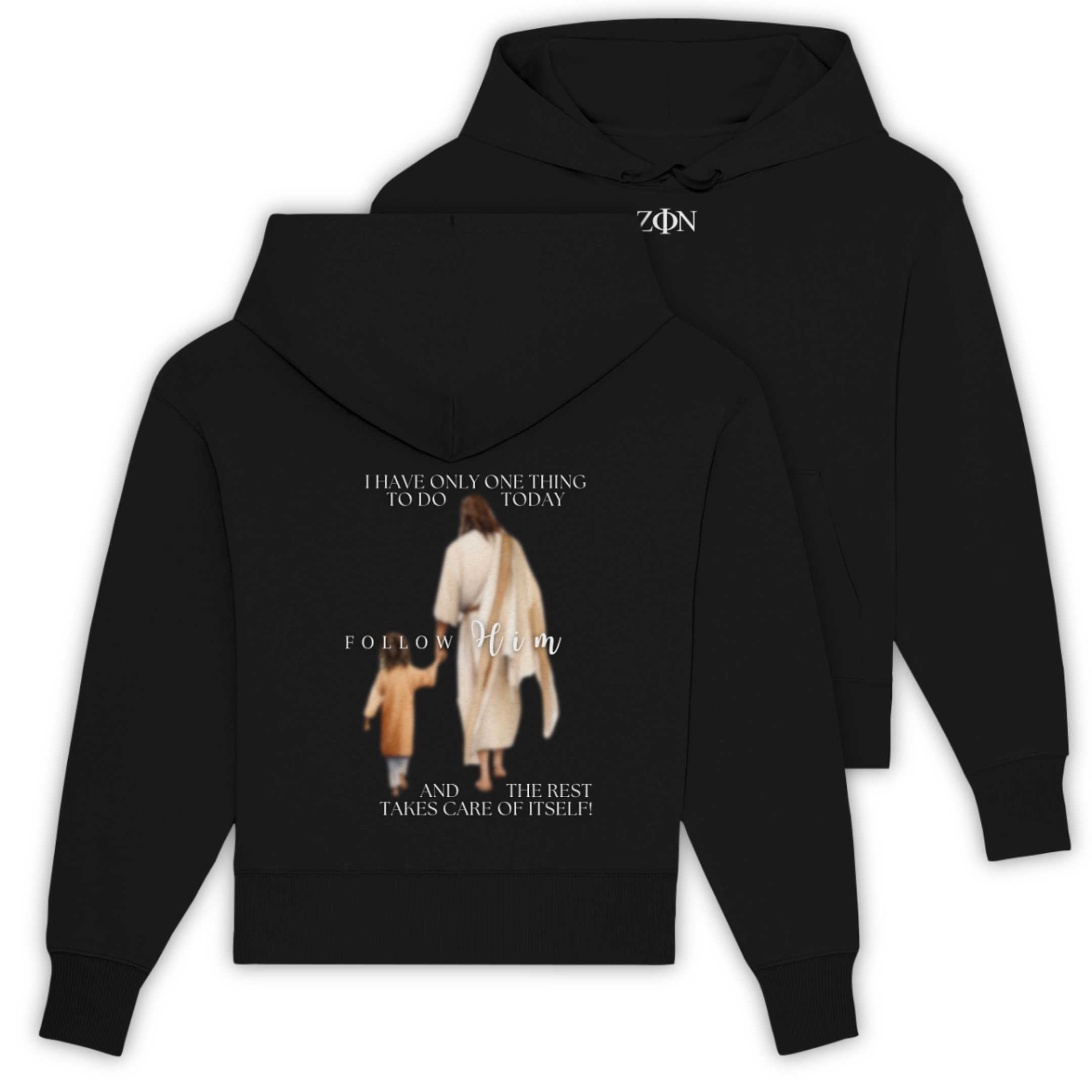 'Follow Him' Oversize Hoodie