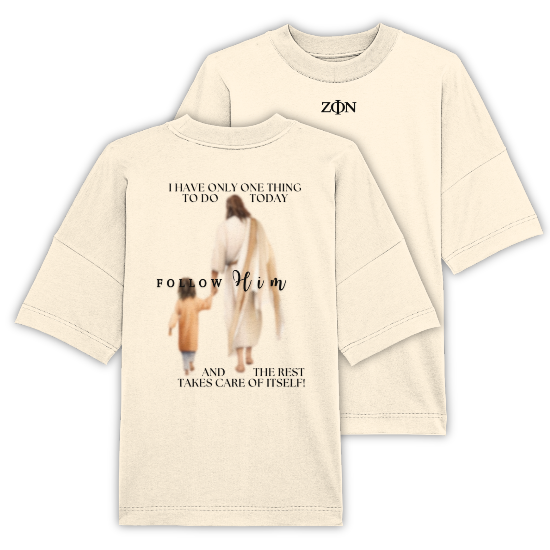 'Follow Him' Oversize T-Shirt