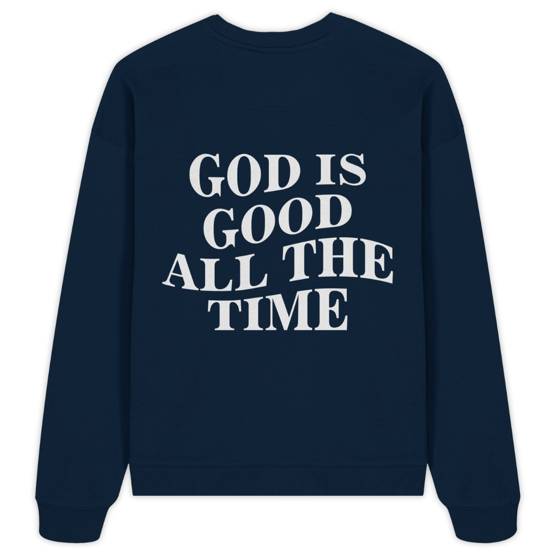 'God Is Good' Oversize Sweatshirt