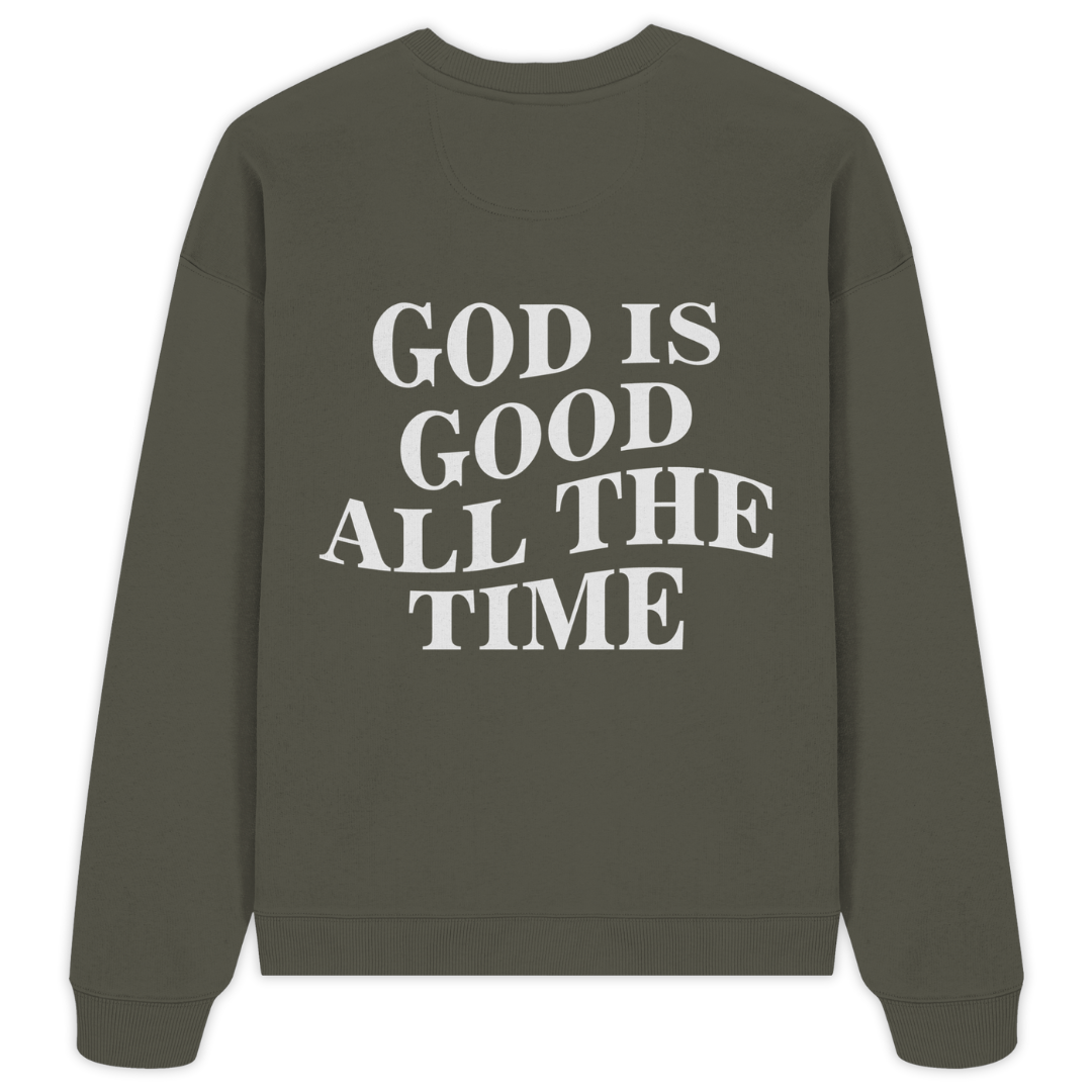 'God Is Good' Oversize Sweatshirt