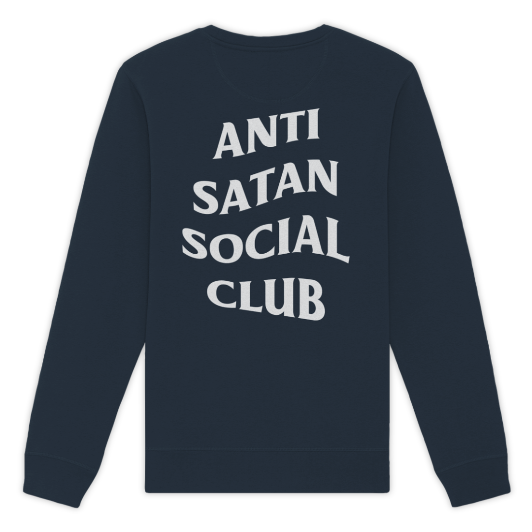 'Anti Satan Social Club' Organic Pullover