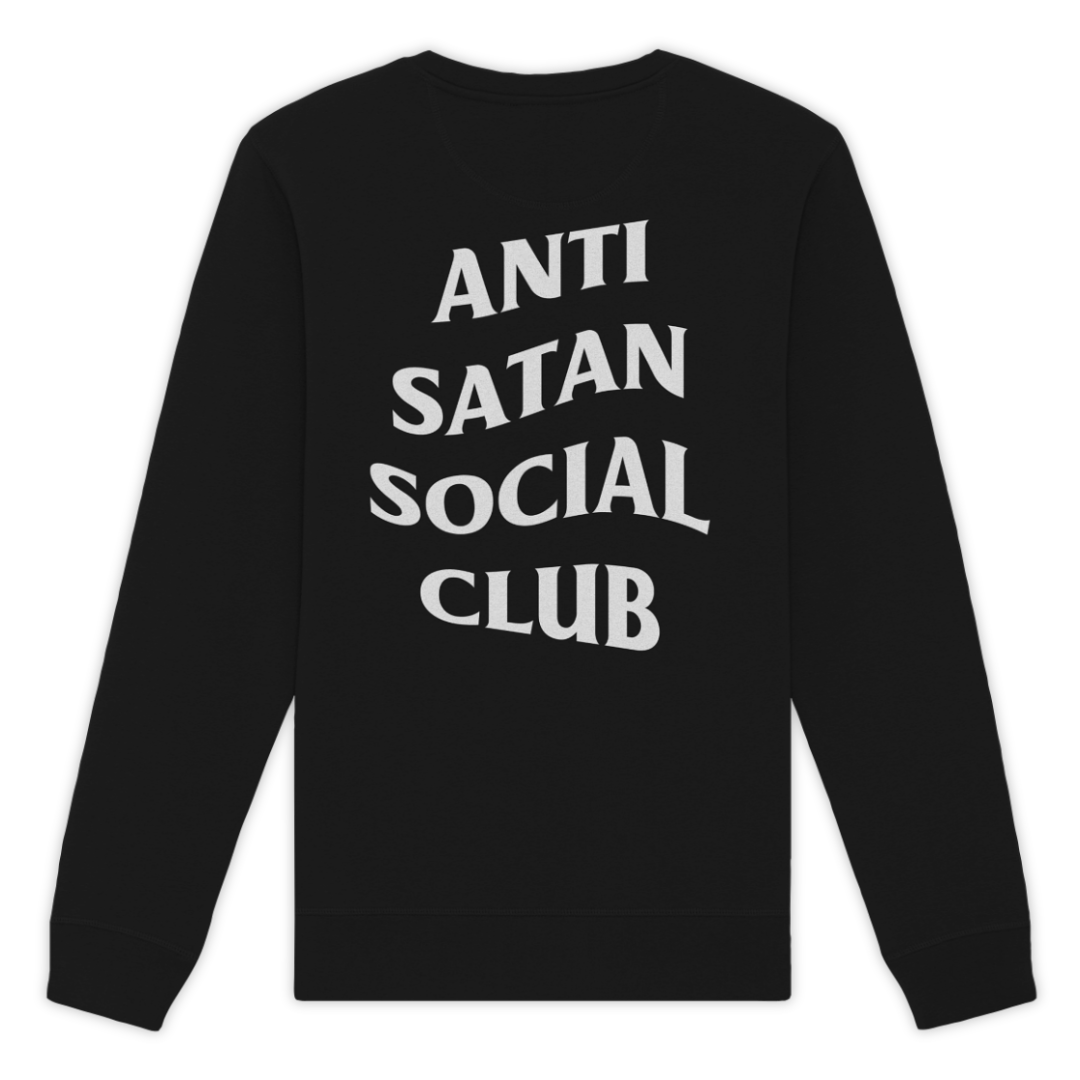'Anti Satan Social Club' Organic Pullover