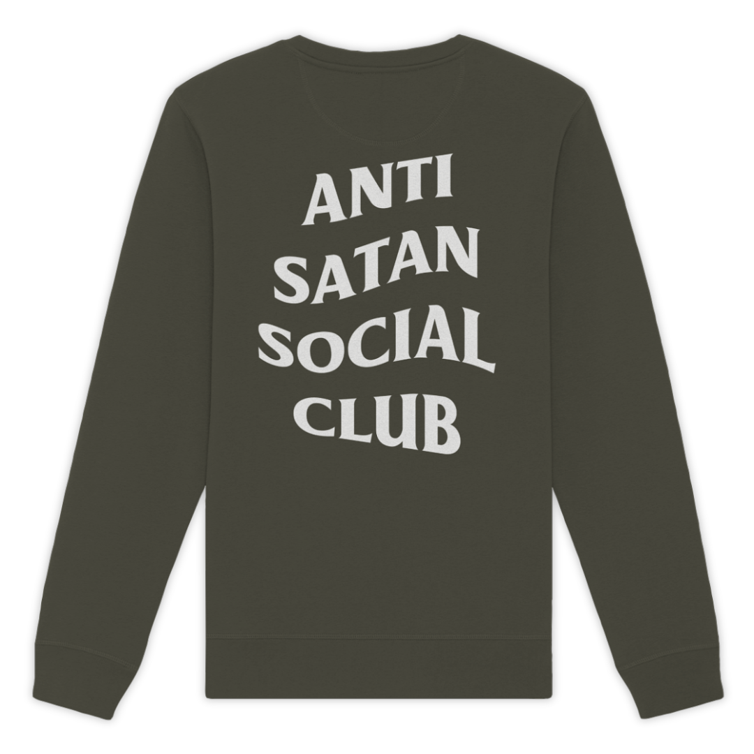 'Anti Satan Social Club' Organic Pullover