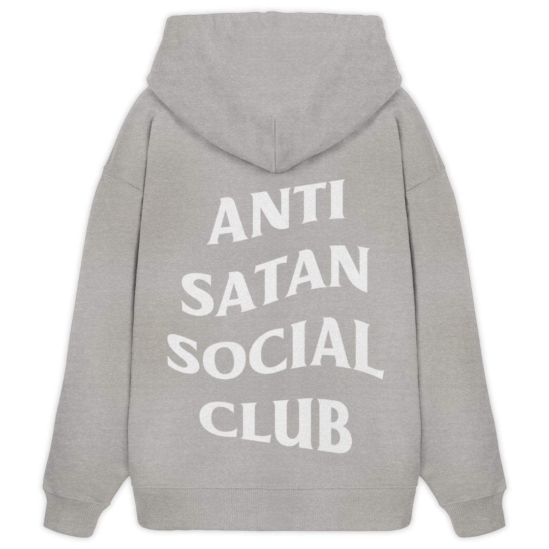 'Anti Satan Social Club' Oversize Hoodie