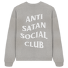 'Anti Satan Social Club' Oversize Sweatshirt