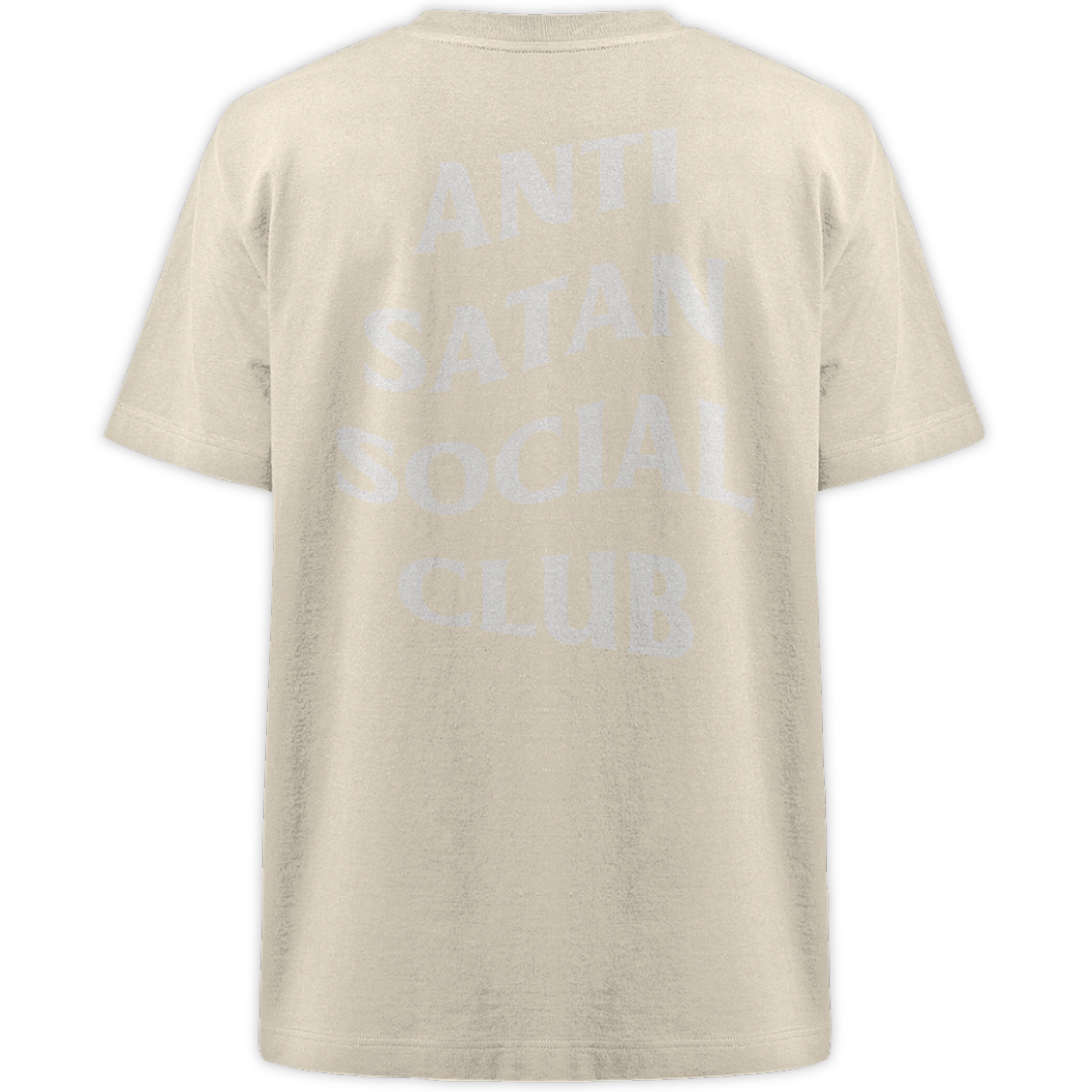 'Anti Satan Social Club' Oversize Shirt