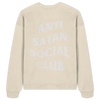 'Anti Satan Social Club' Oversize Sweatshirt