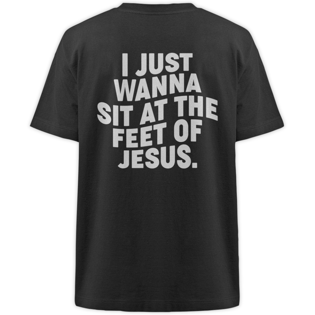 'At The Feet Of Jesus' Oversize Shirt