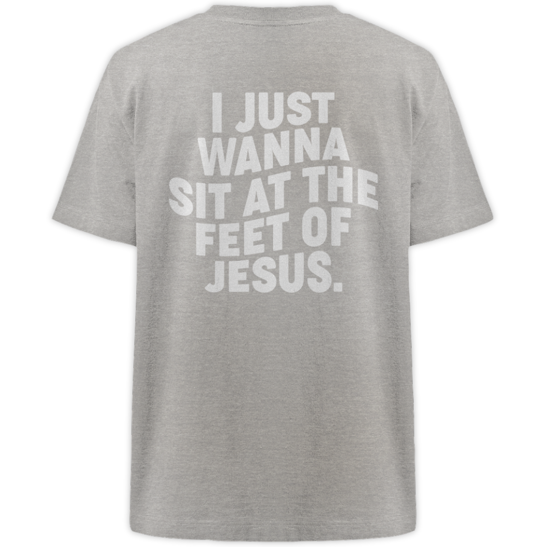 'At The Feet Of Jesus' Oversize Shirt