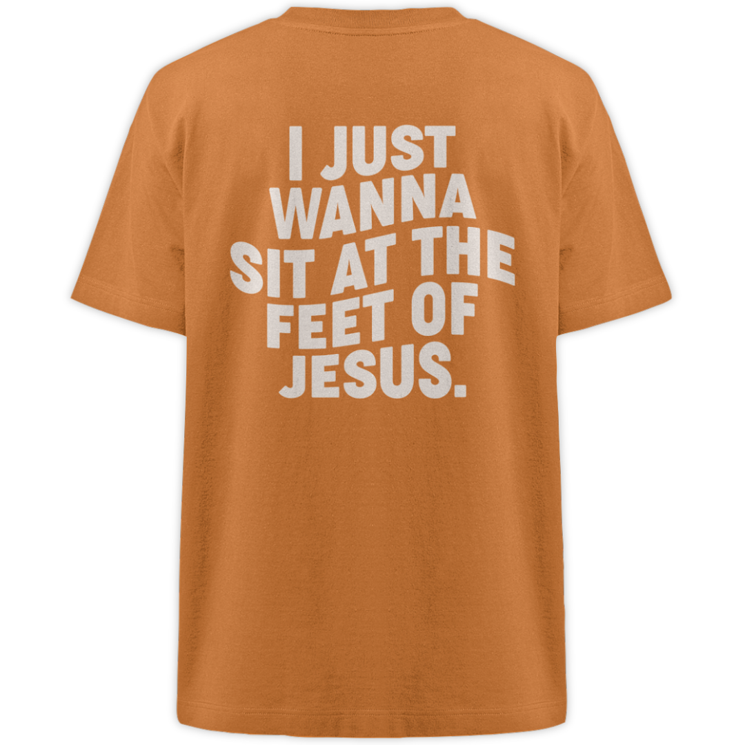 'At The Feet Of Jesus' Oversize Shirt