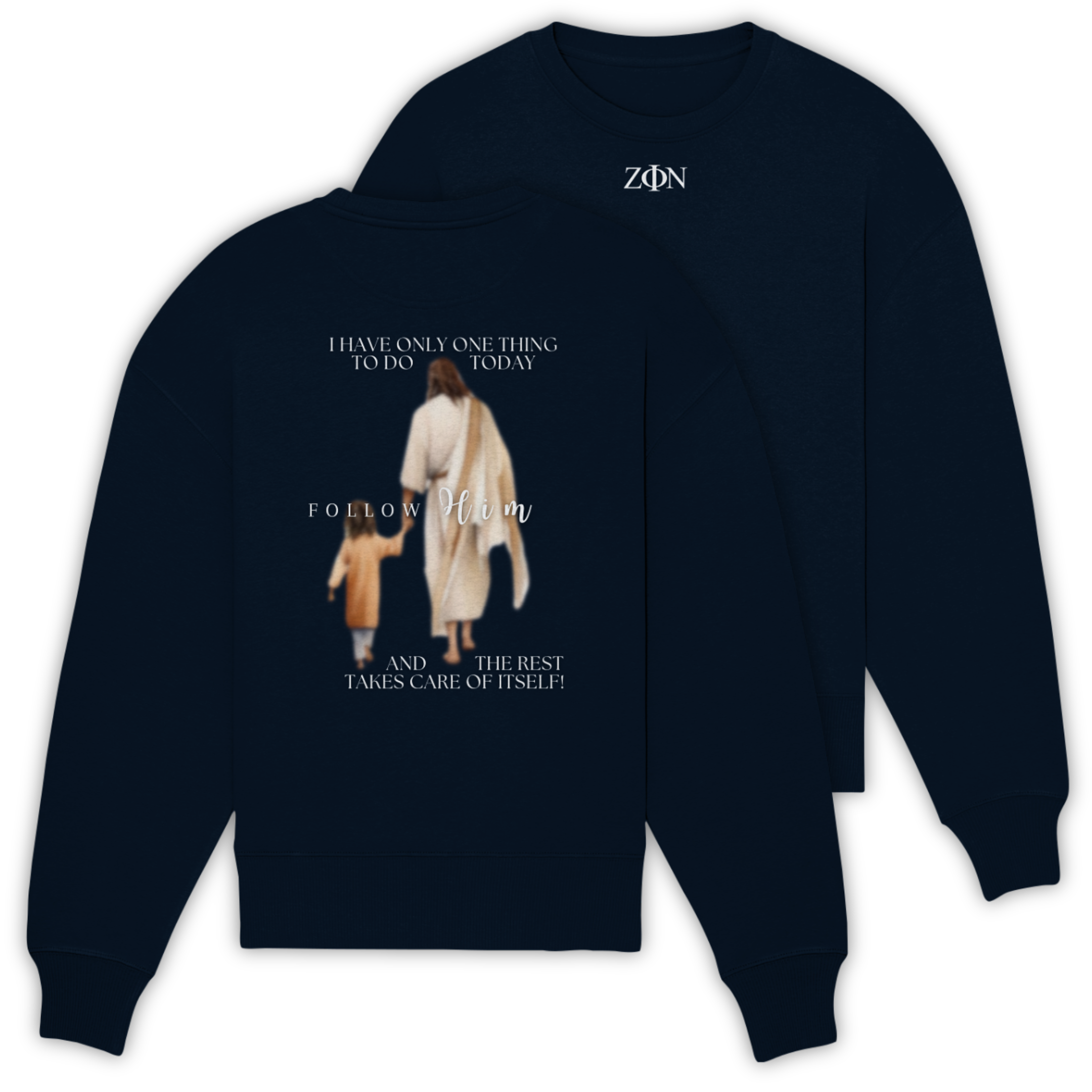 'Follow Him' Oversize Sweatshirt