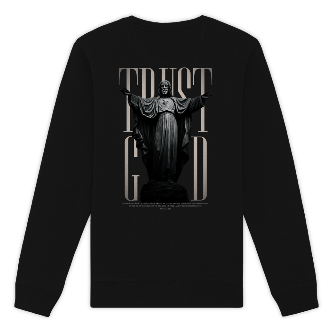'Trust God' Organic Pullover