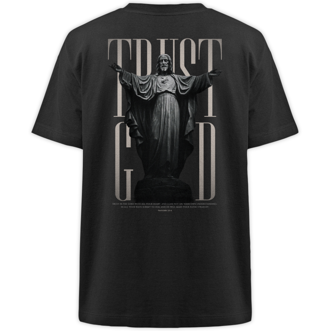 'Trust God' Oversize Shirt
