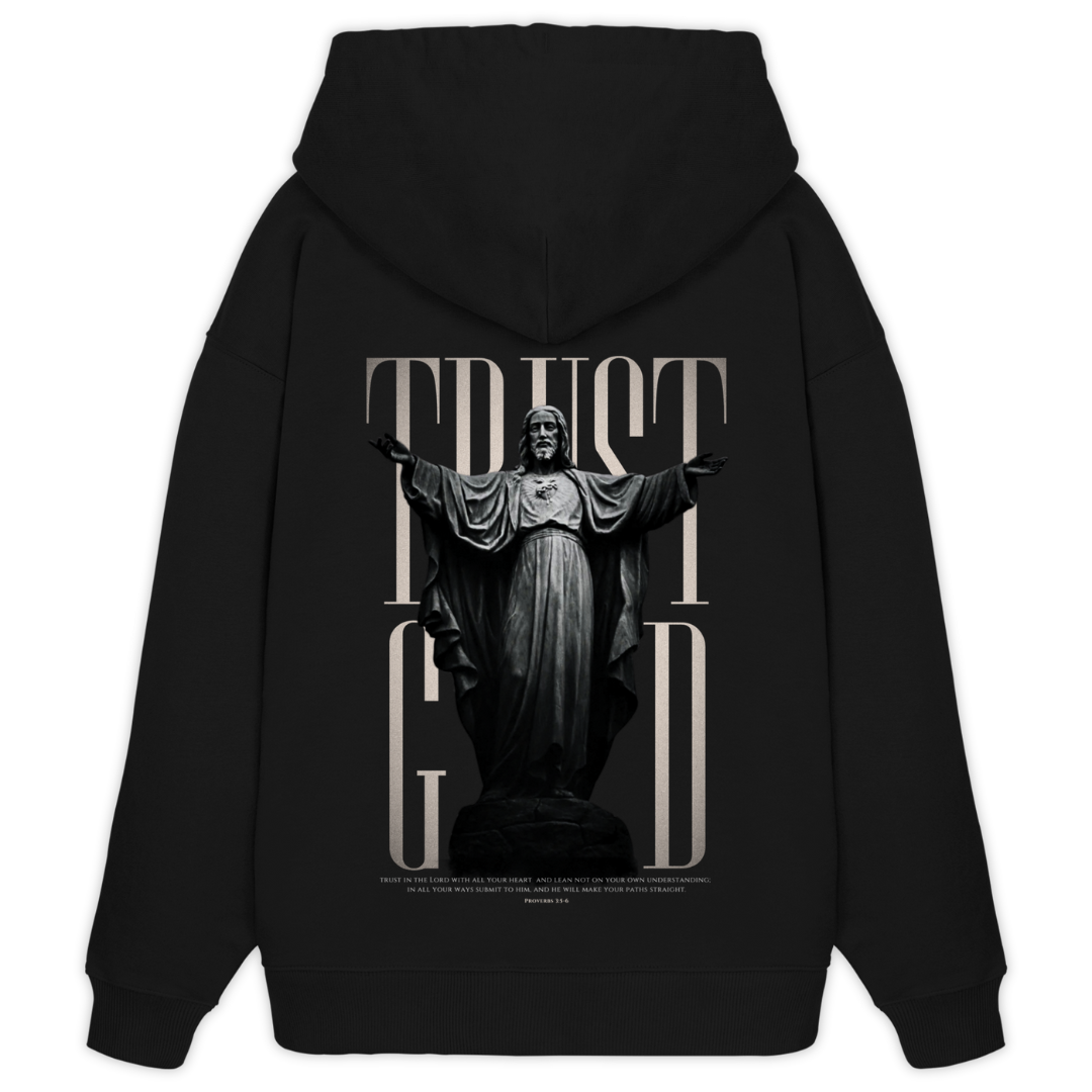 'Trust God' Oversize Hoodie