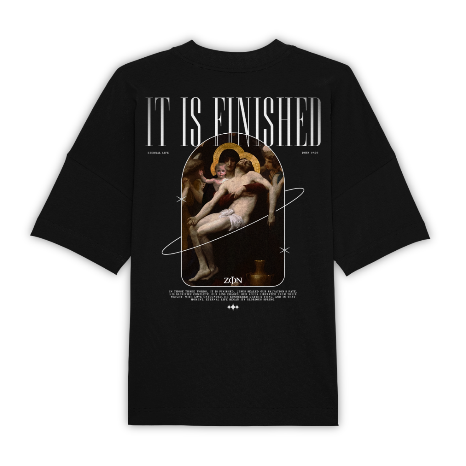 'It Is Finished' Oversize Shirt