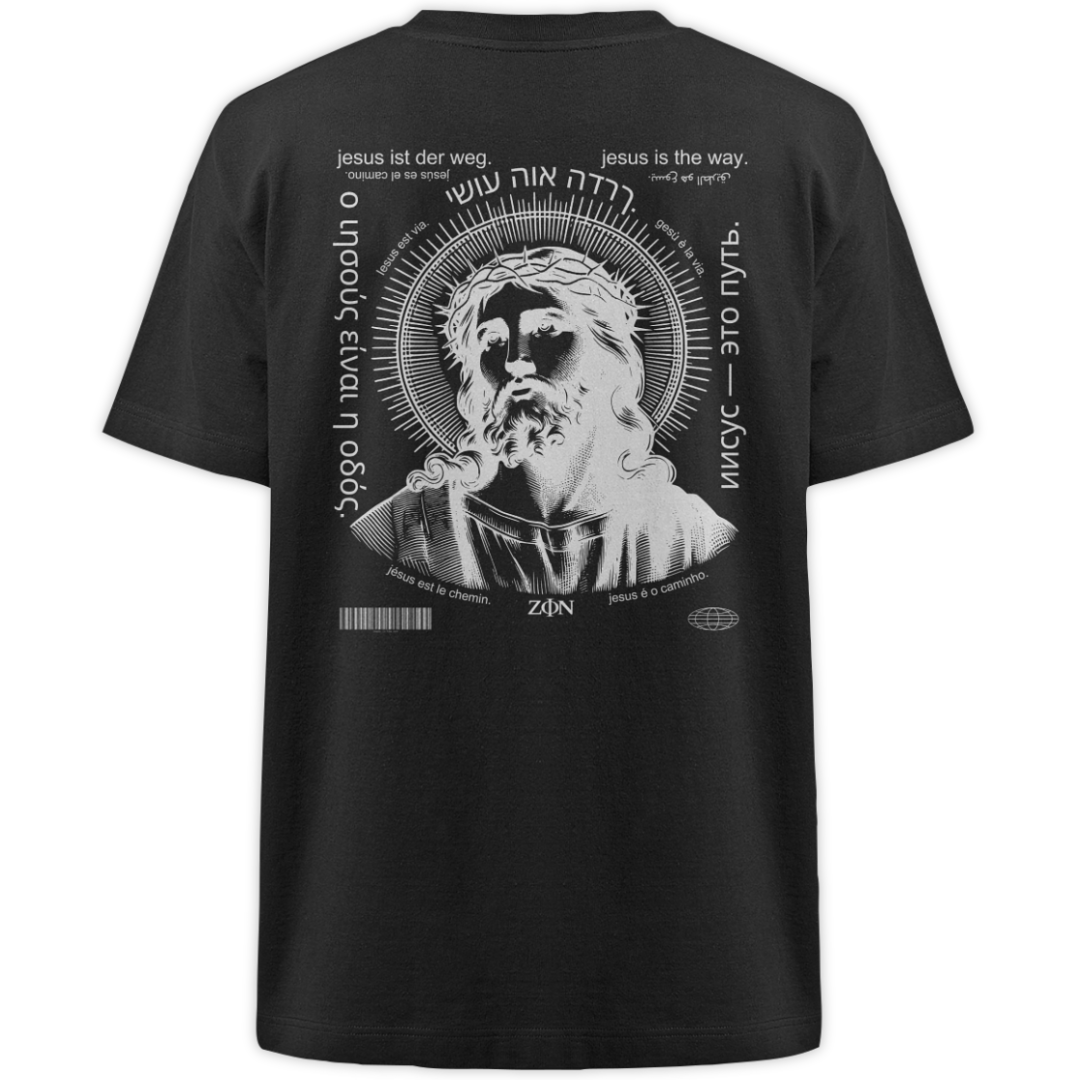 'Jesus Is The Way' Oversize Shirt