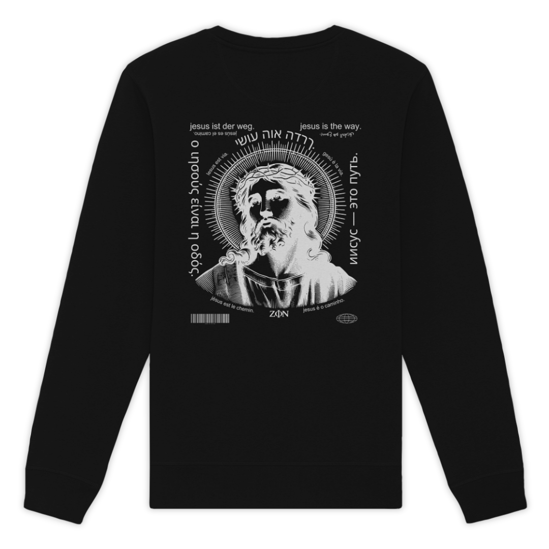 'Jesus Is The Way' Organic Pullover