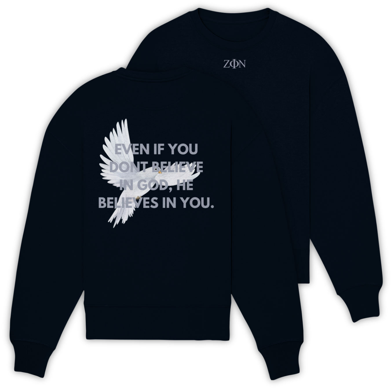'He Believes In You' Oversize Sweatshirt