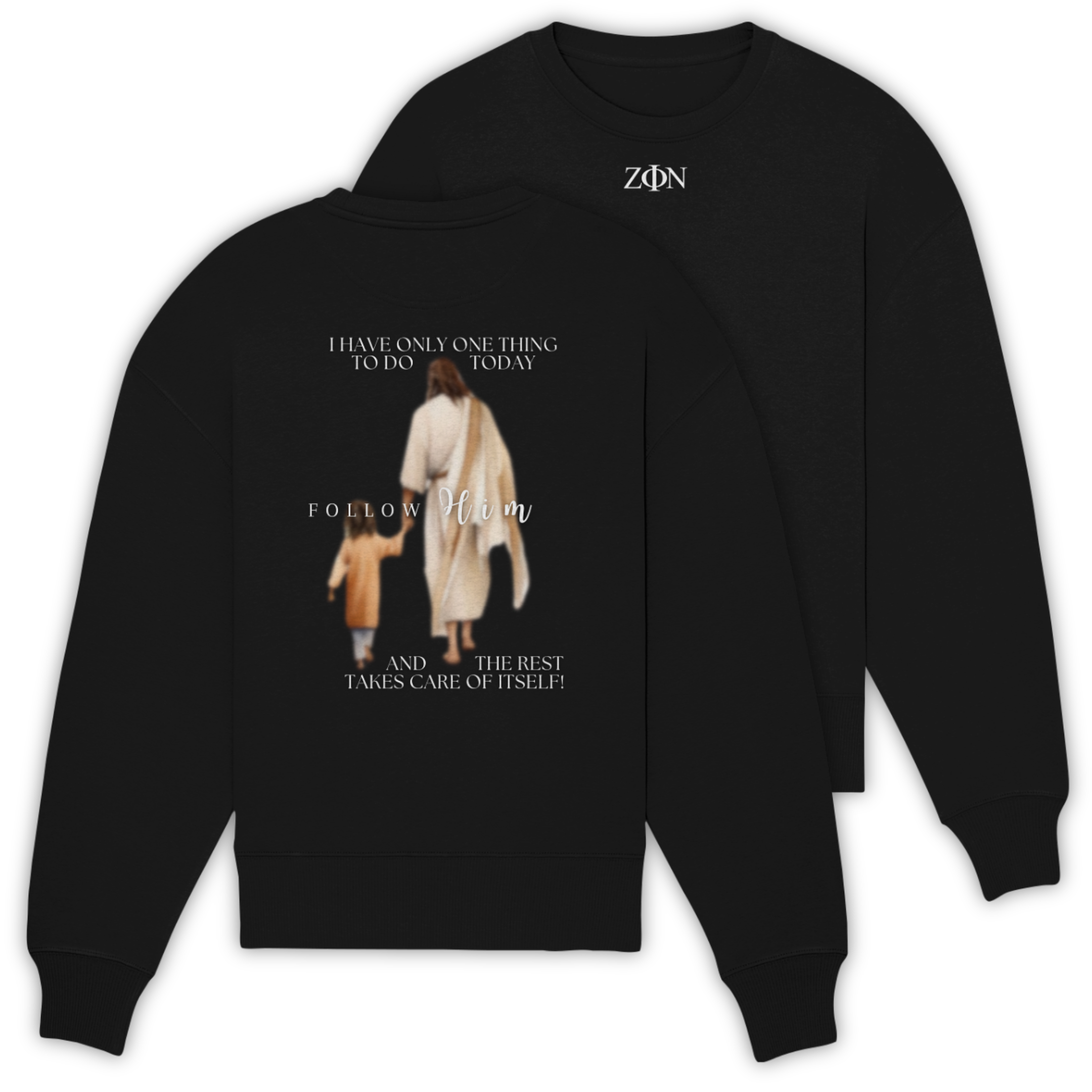'Follow Him' Oversize Sweatshirt