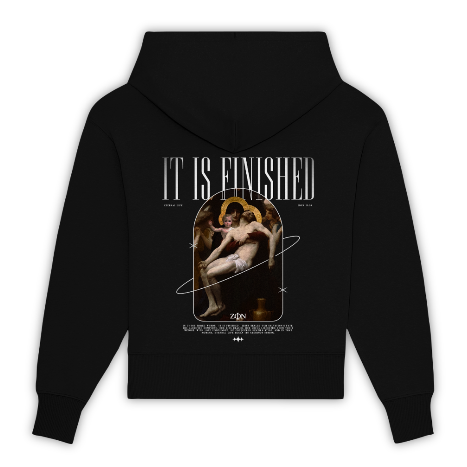 'It Is Finished' Oversize Hoodie