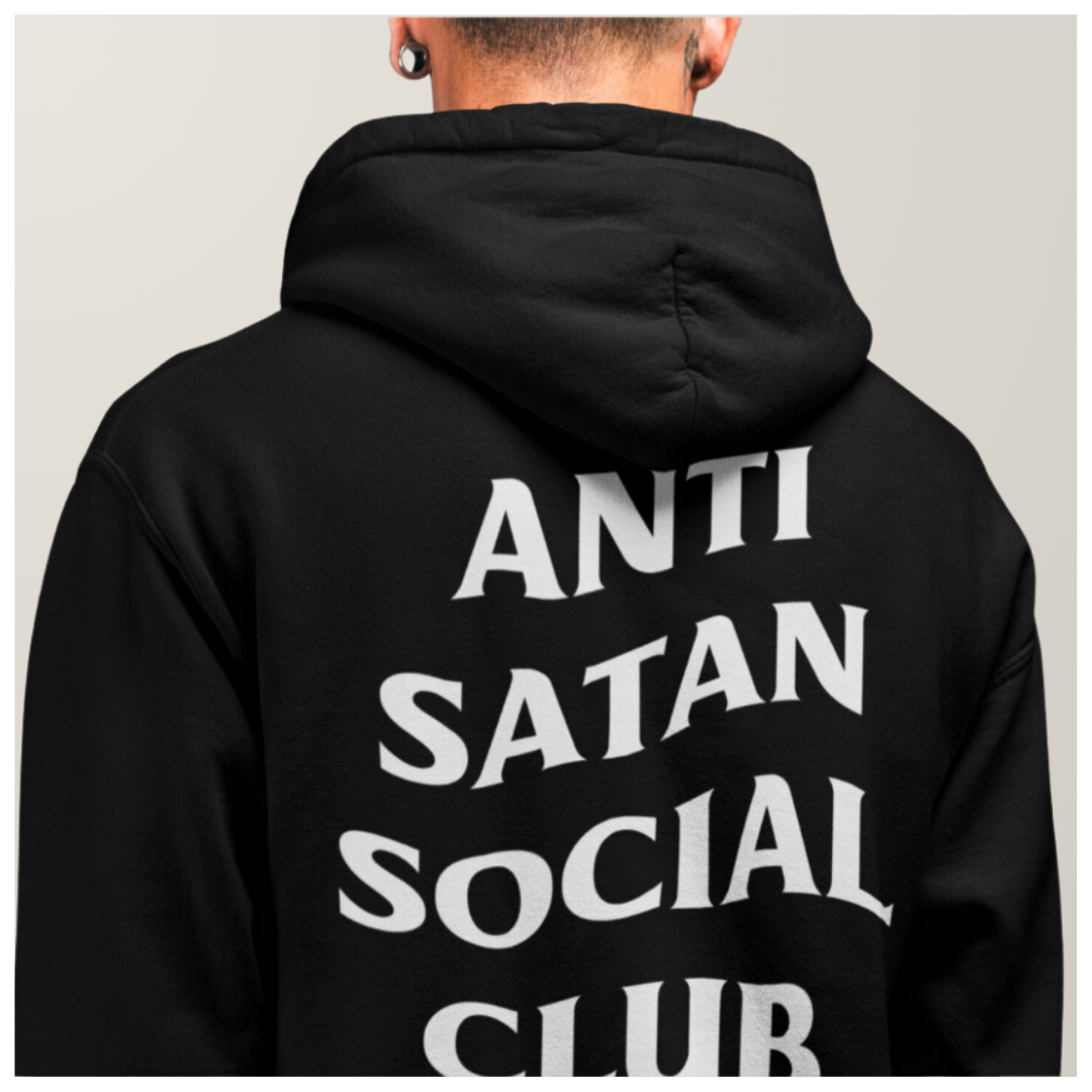 'Anti Satan Social Club' Streetwear Hoodie