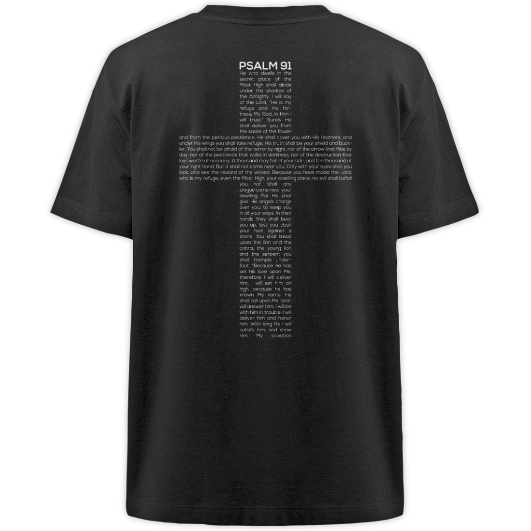 'Psalm 91 Cross'  Oversize Shirt