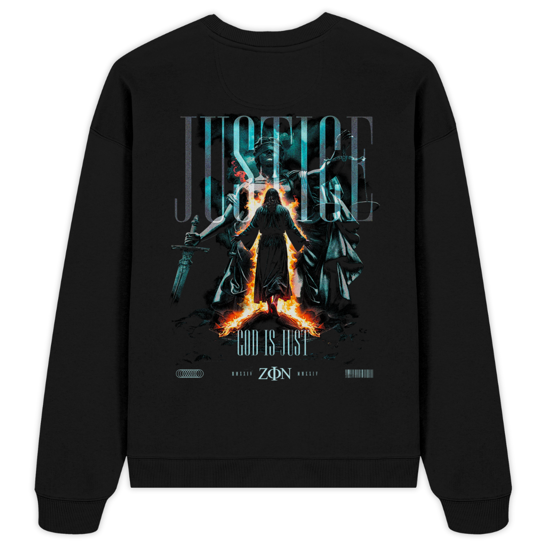 'Justice' Oversize Sweatshirt