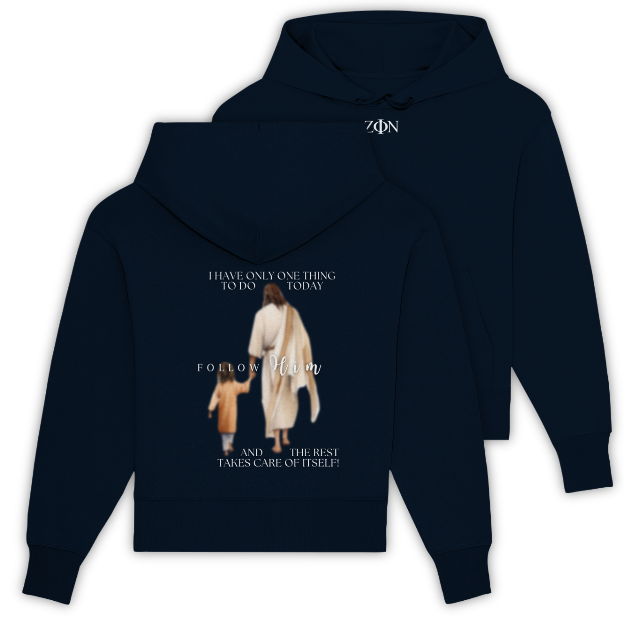 'Follow Him' Oversize Hoodie