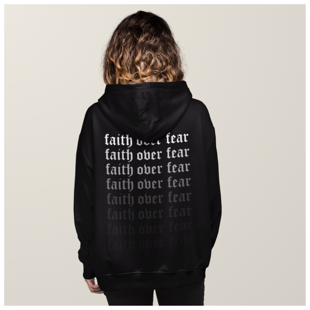 'Faith Over Fear' Oversize Hoodie