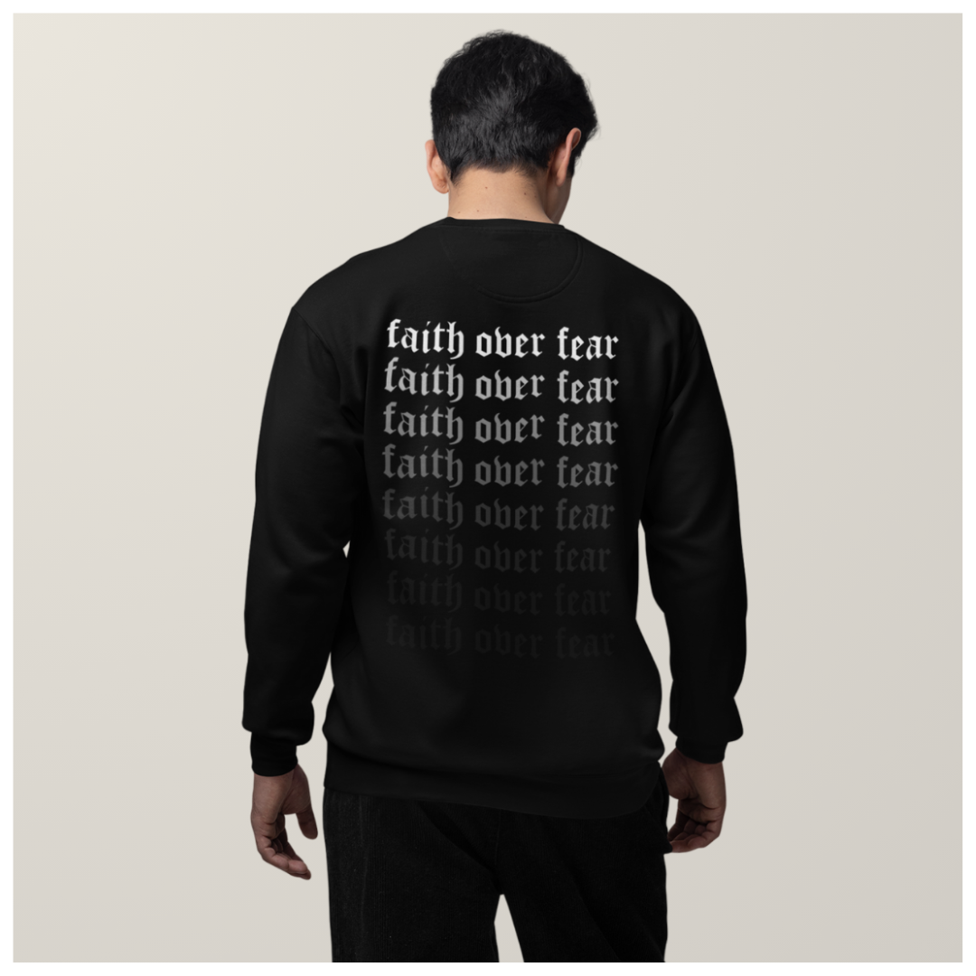'Faith Over Fear' Oversize Sweatshirt