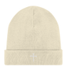 'Nail Cross' Organic Rib Beanie